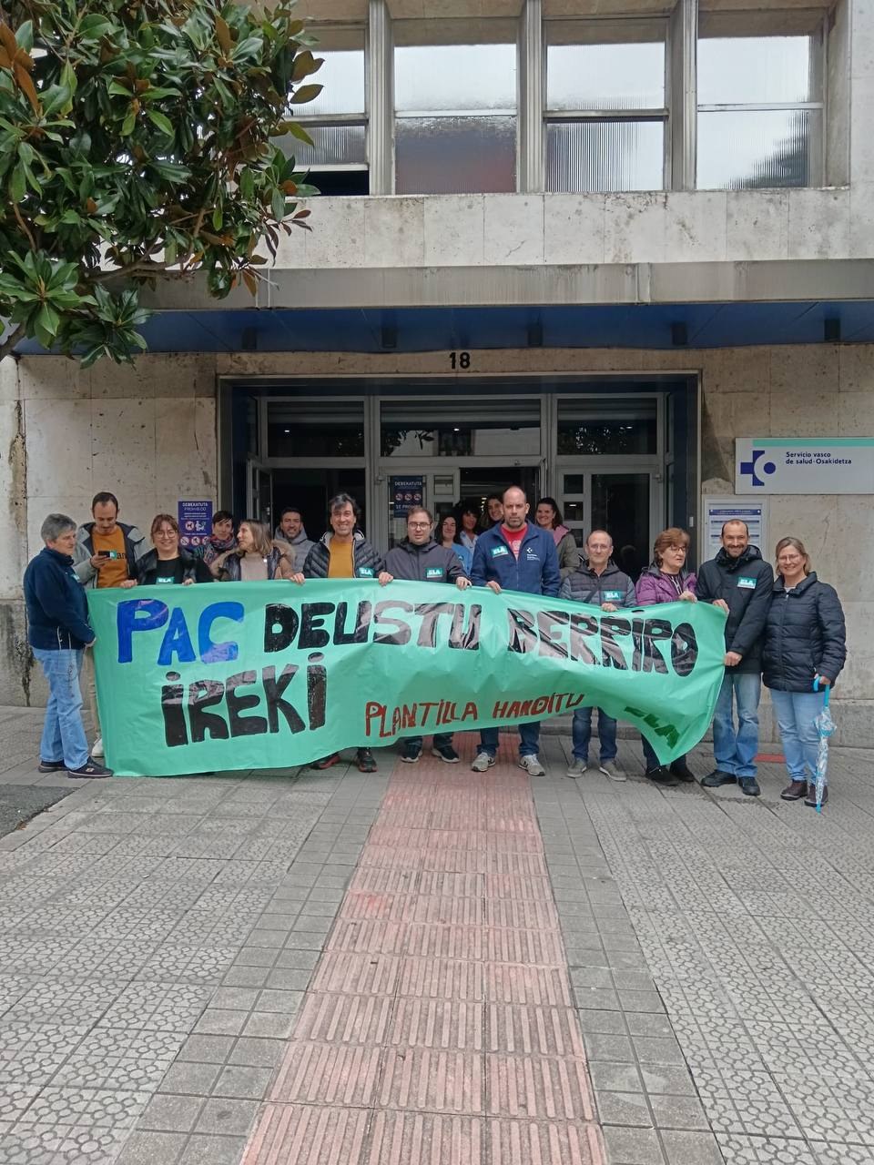 Siguen sin ofrecer soluciones a los problemas de Urgencias de Basurto ni del PAC de Deusto