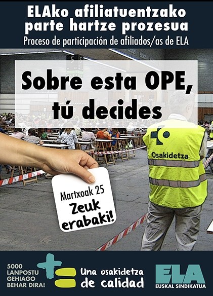 Sobre esta OPE decides TÚ Sobre esta OPE decides TÚ