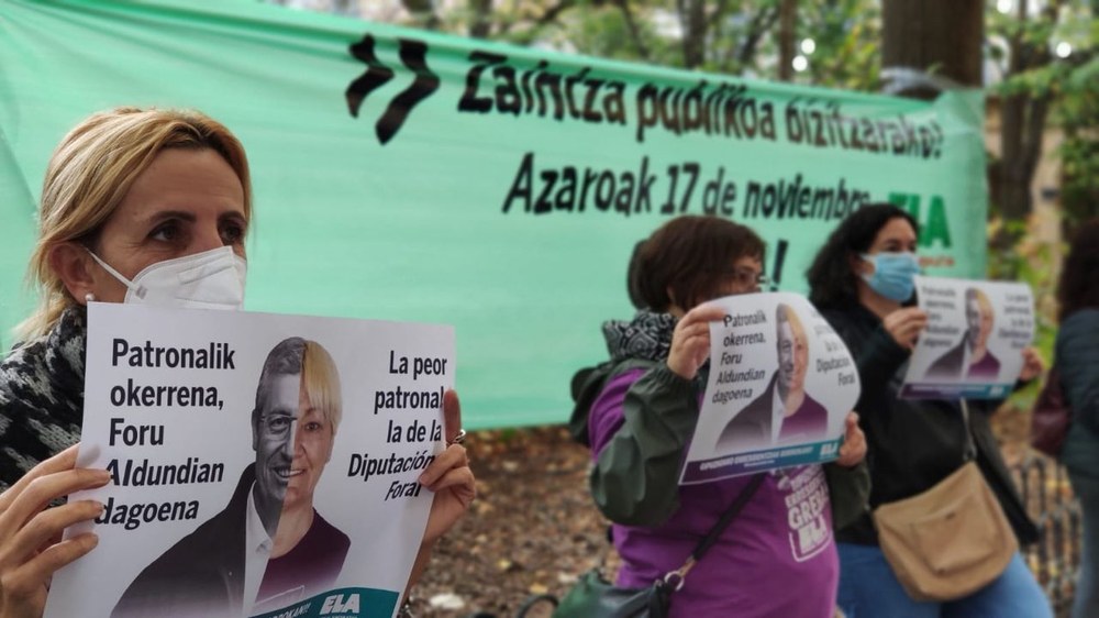 Markel Olano mantiene a las trabajadoras de residencias de Gipuzkoa dentro del 10% de sectores sin convenio