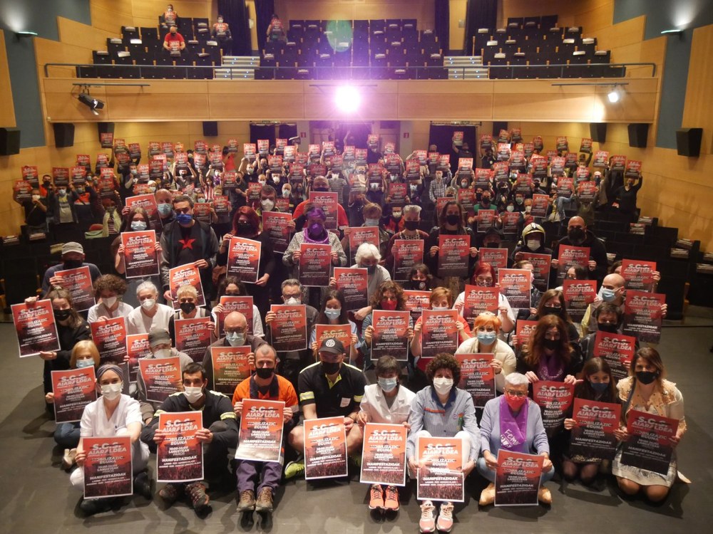 Bajo el lema 'SOS Aiaraldea', movilizaciones y paros el 2 de junio