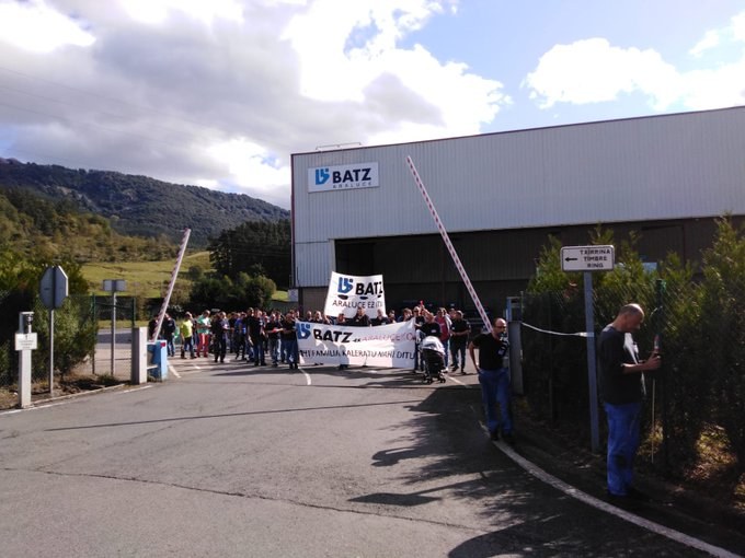 Movilizaciones en defensa del empleo en Araluce Movilizaciones en defensa del empleo en Araluce