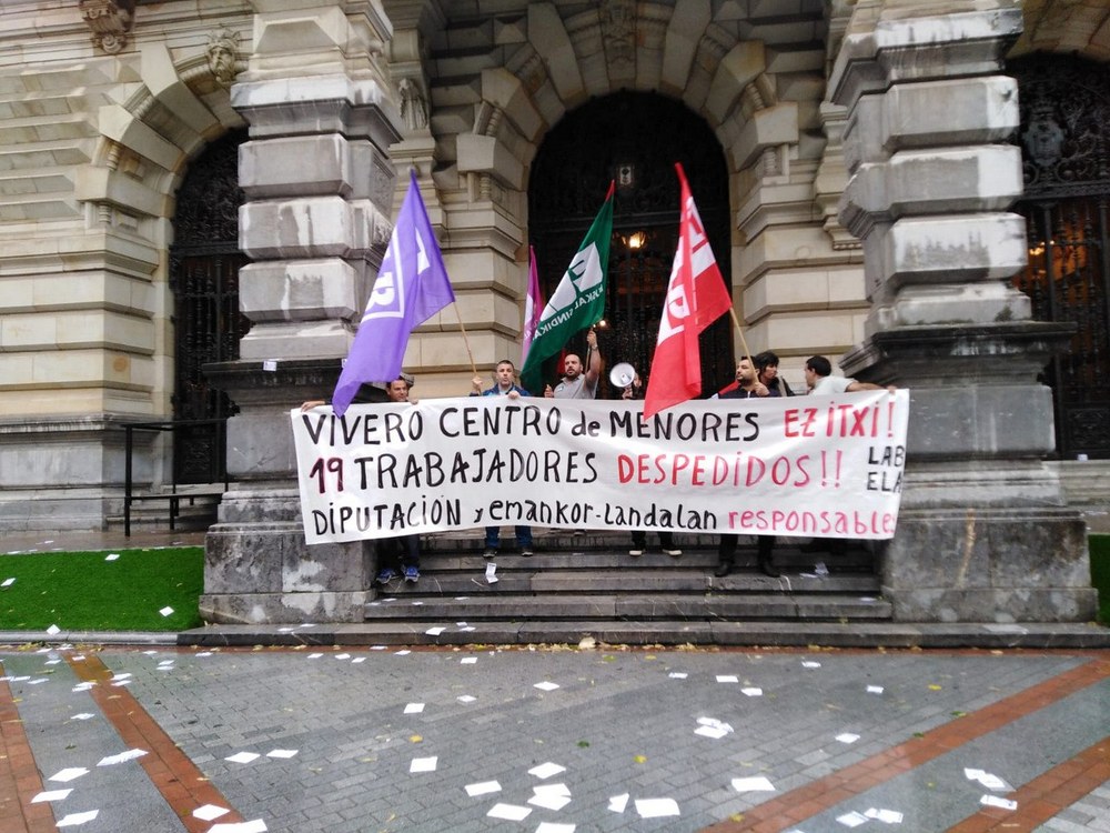 Pretenden cerrar el centro de menores y despedir a 19 personas