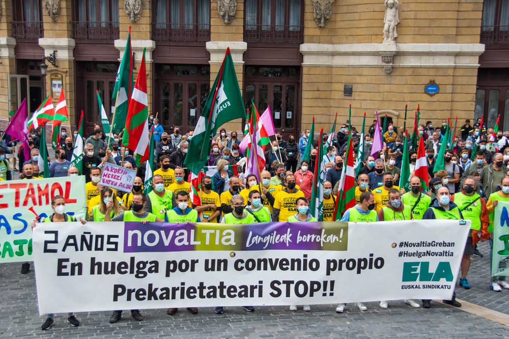 Una sentencia constata que Novaltia vulnera el derecho de huelga