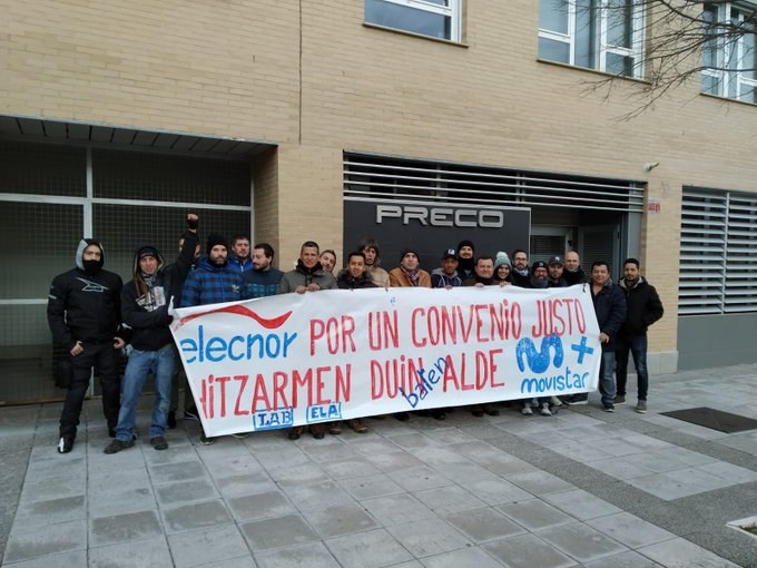 Acuerdo en Elecnor de Gasteiz, tras 38 días de huelga indefinida