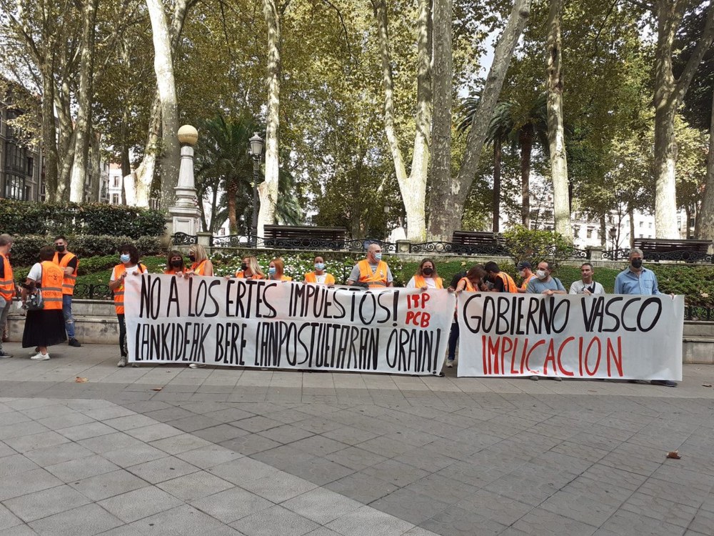 CCOO, LAB y ELA remarcan que la crisis de PCB-ITP es coyuntural, el día del juicio por la demanda de impugnación del ERTE