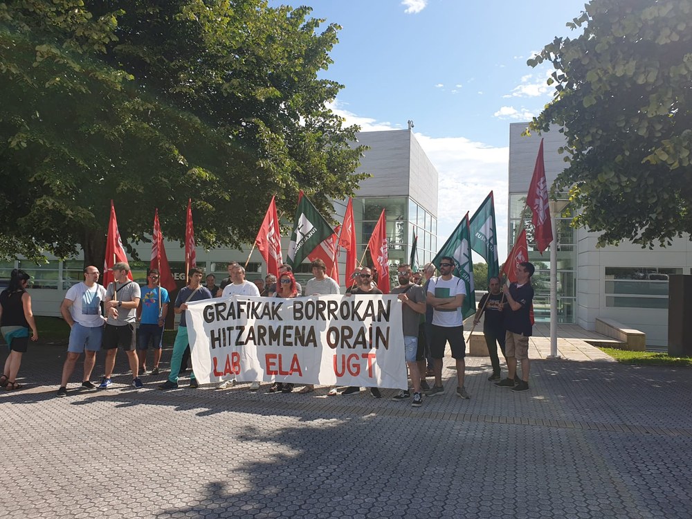 Convocadas ocho jornadas de huelga en el sector de Artes Gráficas de Gipuzkoa