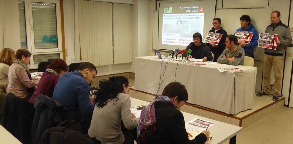 El Plan de Vialidad Invernal de Gipuzkoa es precario y fraudulento