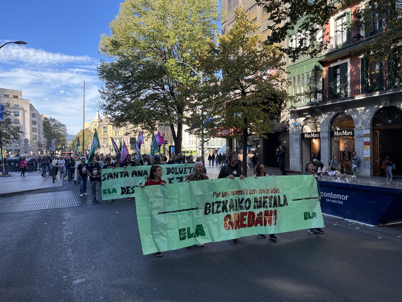 ELA aboga por convocar más días de huelga en el sector del Metal de Bizkaia