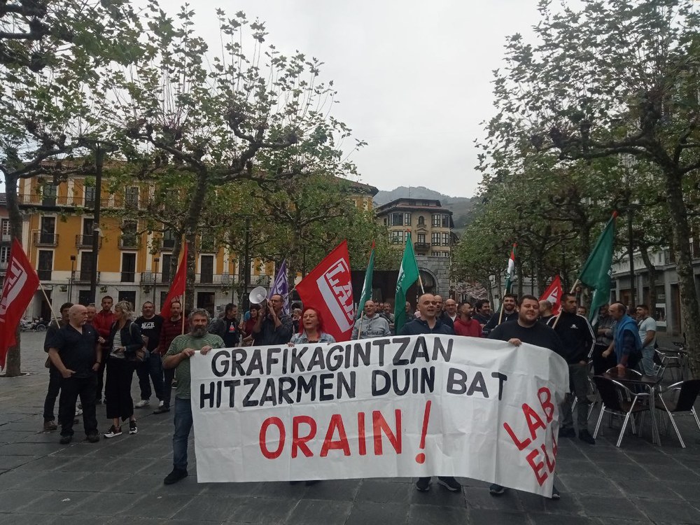 No descartan más jornadas de huelga en Artes Gráficas de Gipuzkoa si la patronal continúa sin negociar