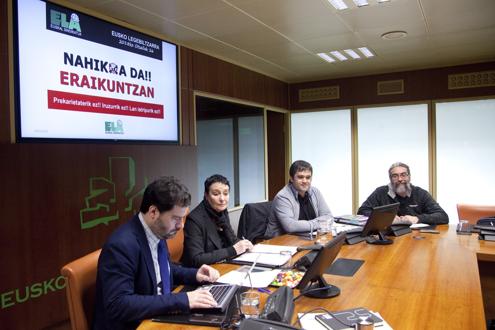 ELA ha denunciado que se incumplen sistemáticamente los convenios en la obra pública