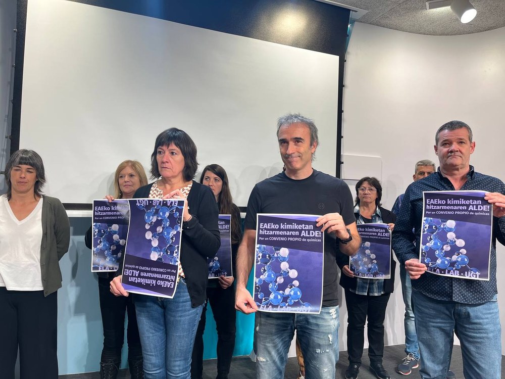 ELA, LAB y UGT exigen a las patronales vascas la negociación de un convenio ELA, LAB y UGT exigen a las patronales vascas la negociación de un convenio