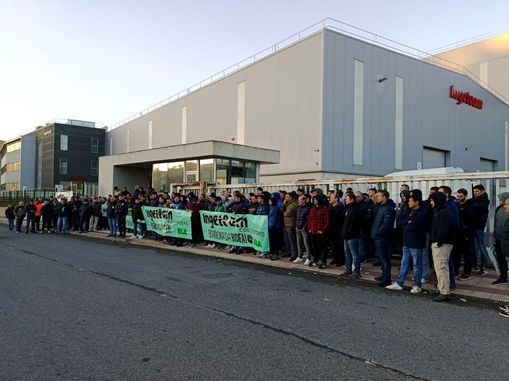 Paralizada la producción durante los tres días de huelga