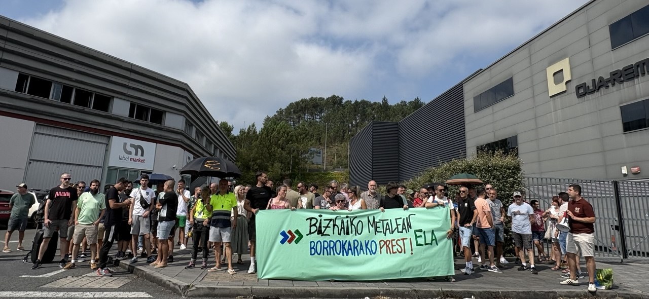 ELA protesta ante la empresa de la presidenta de FVEM por el bloqueo del convenio
