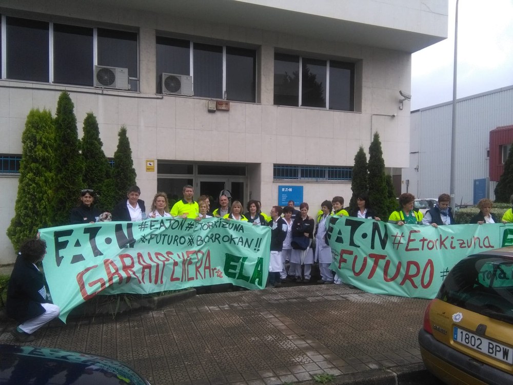 Huelga en Eaton