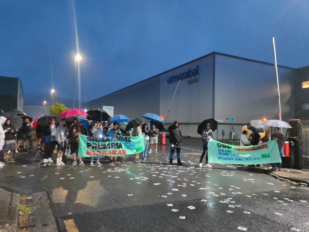 La segunda jornada de huelga paraliza de nuevo toda la producción