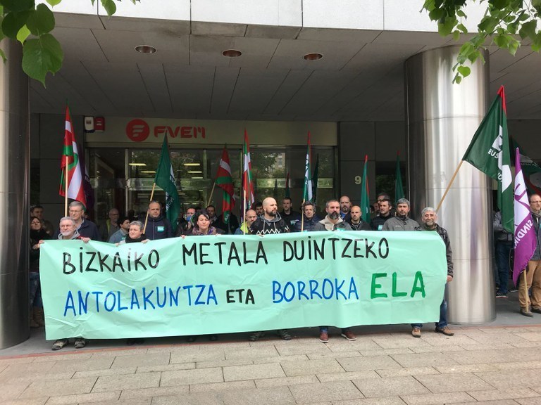 Los contenidos planteados por el Gobierno Vasco en el Metal de Bizkaia son insuficientes