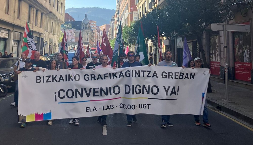 Los sindicatos aprovechan el último día de huelga para exigir a la patronal que deje de bloquear las negociaciones