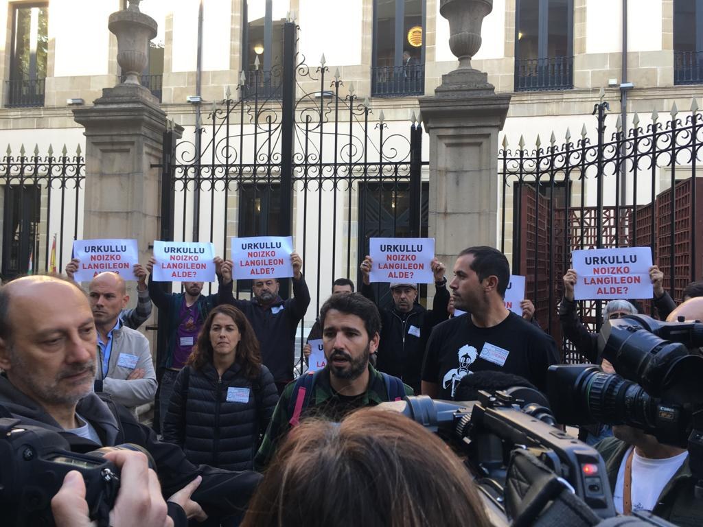 Los sindicatos han reprochado a Urkullu su respaldo a las tesis de la patronal del metal de Bizkaia