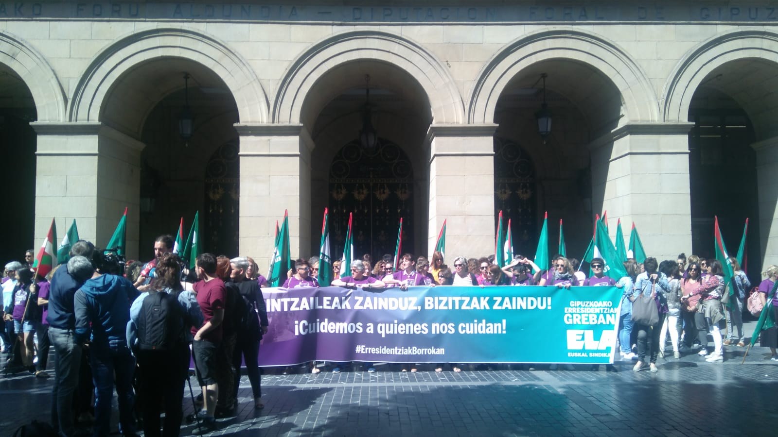 Nuevas jornadas de paro en las residencias de Gipuzkoa