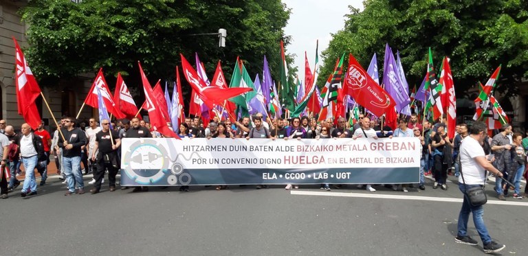 Se ha constituido la comisión negociadora del Metal de Bizkaia