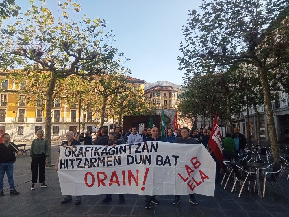 Tercera jornada de huelga en Artes Gráficas de Gipuzkoa