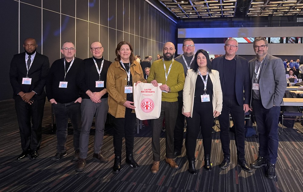 ELA asiste al congreso del sindicato FTQ de Québec