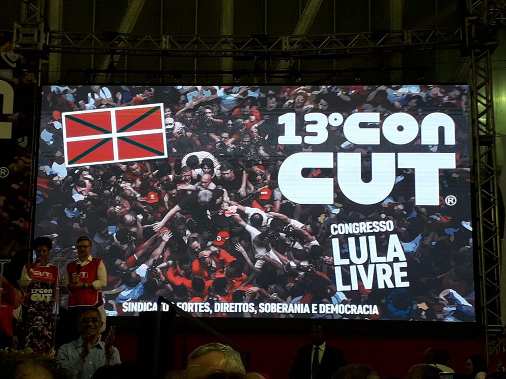 ELA en el 13º Congreso de la CUT de Brasil