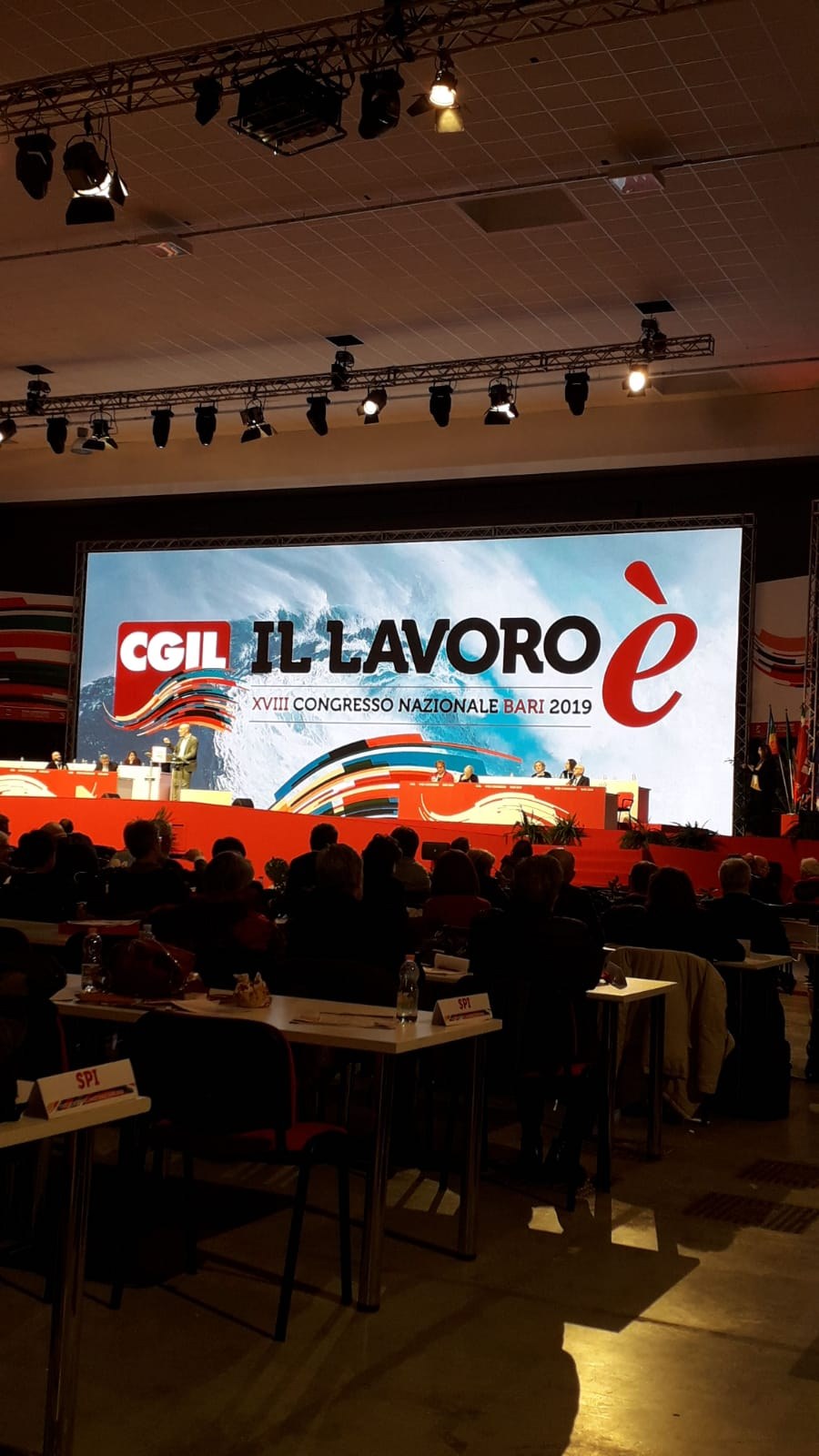 ELA en el 18º Congreso de la CGIL ELA en el 18º Congreso de la CGIL