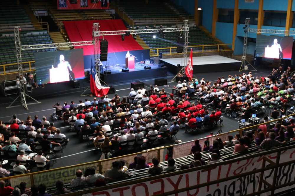 ELA en el Congreso de la CUT de Chile