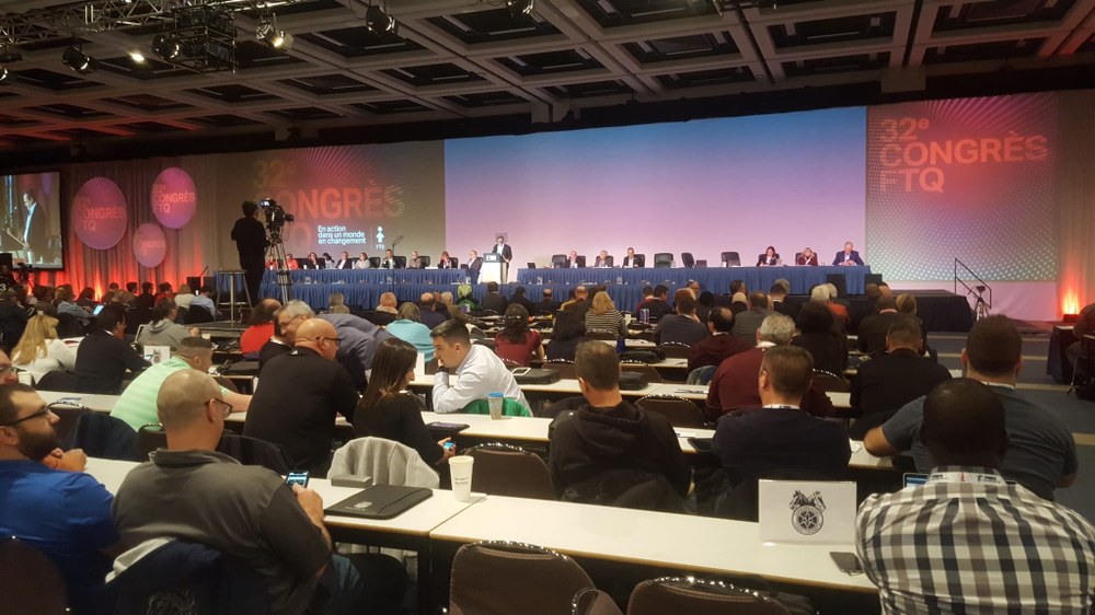 ELA en el Congreso de la FTQ de Quebec