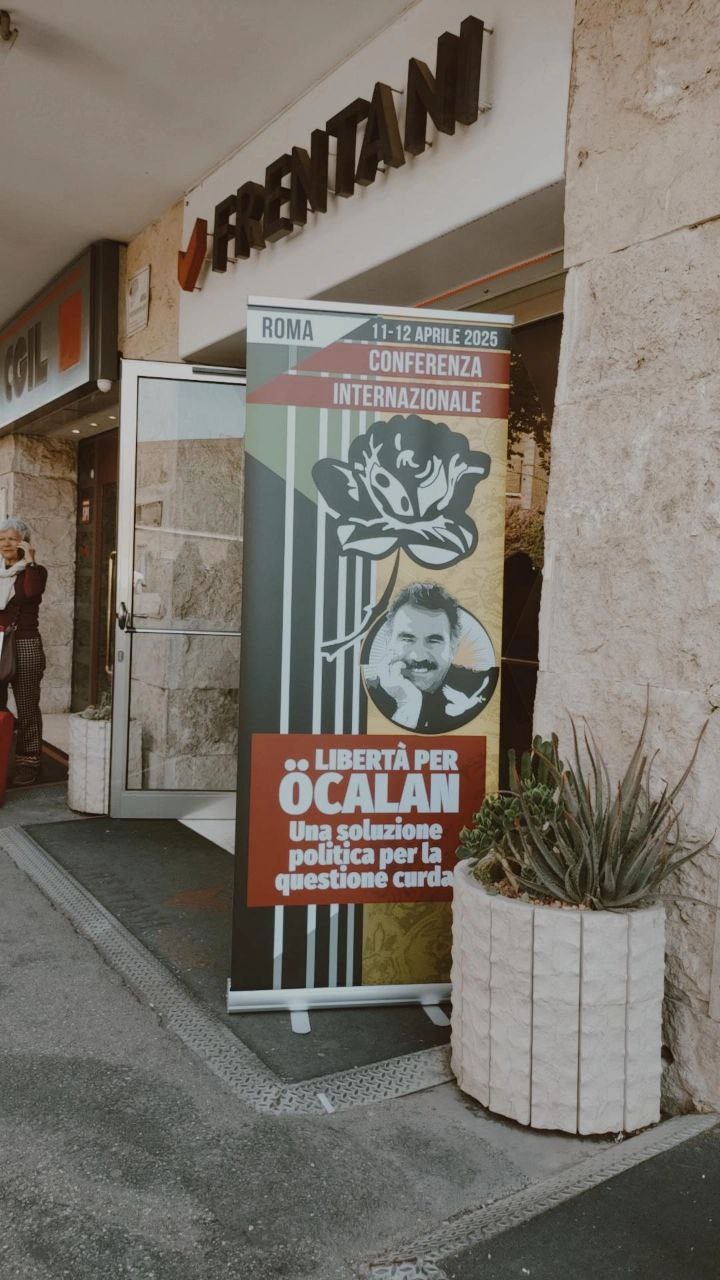 ELA ha participado en la Conferencia Internacional por la libertad de Abdullah Öcalan en Roma