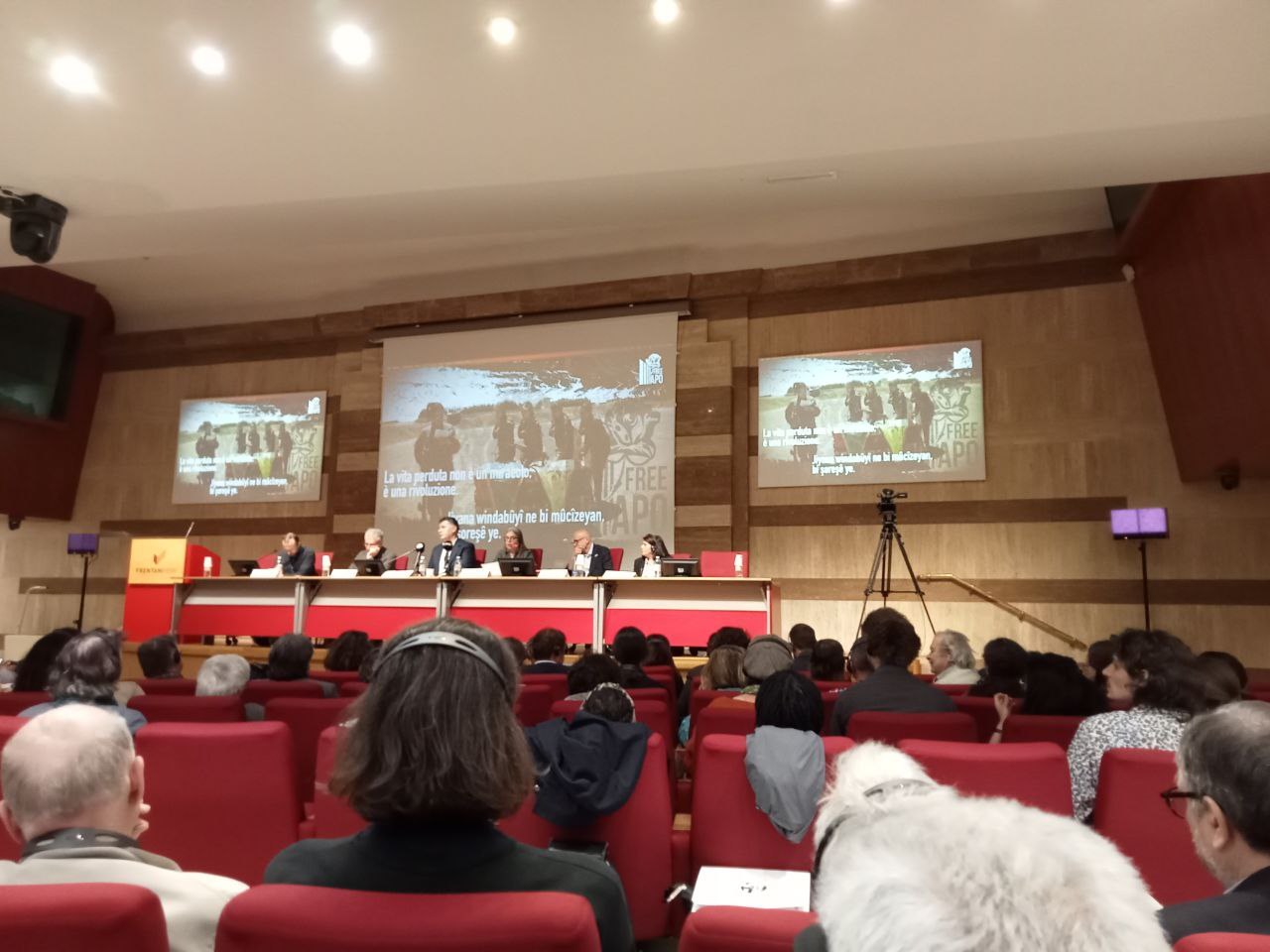 ELA ha participado en la Conferencia Internacional por la libertad de Abdullah Öcalan en Roma