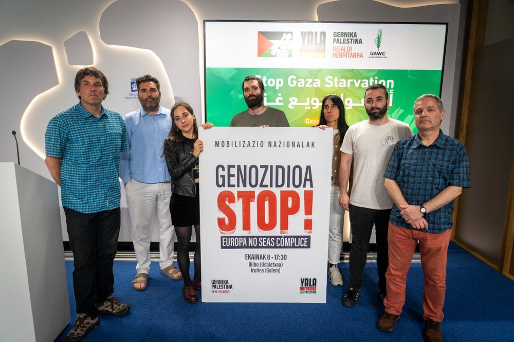 ELA llama a participar en la campaña Solidadad Activa y en las movilizaciones de Gernika-Palestina ELA llama a participar en la campaña Solidadad Activa y en las movilizaciones de Gernika-Palestina