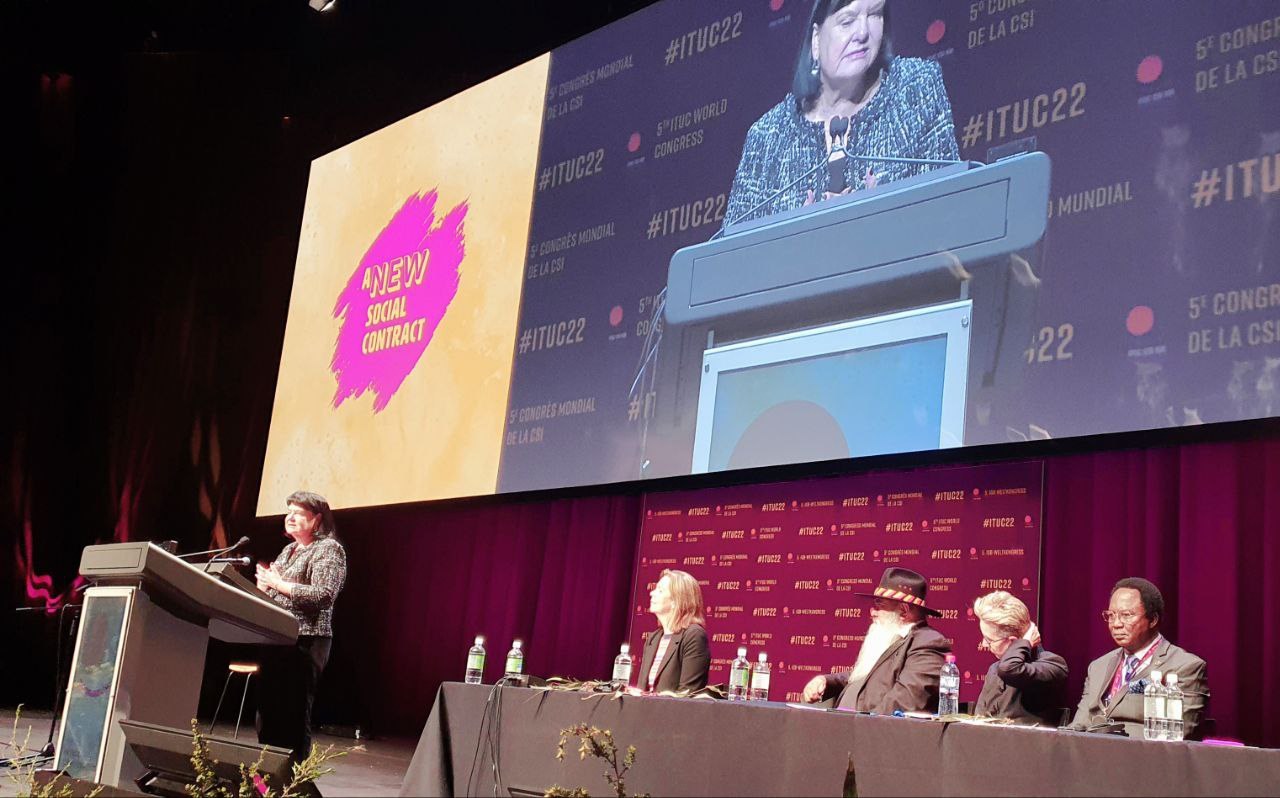ELA participa en el 5º Congreso de la Confederación Sindical Internacional (CSI) en Australia