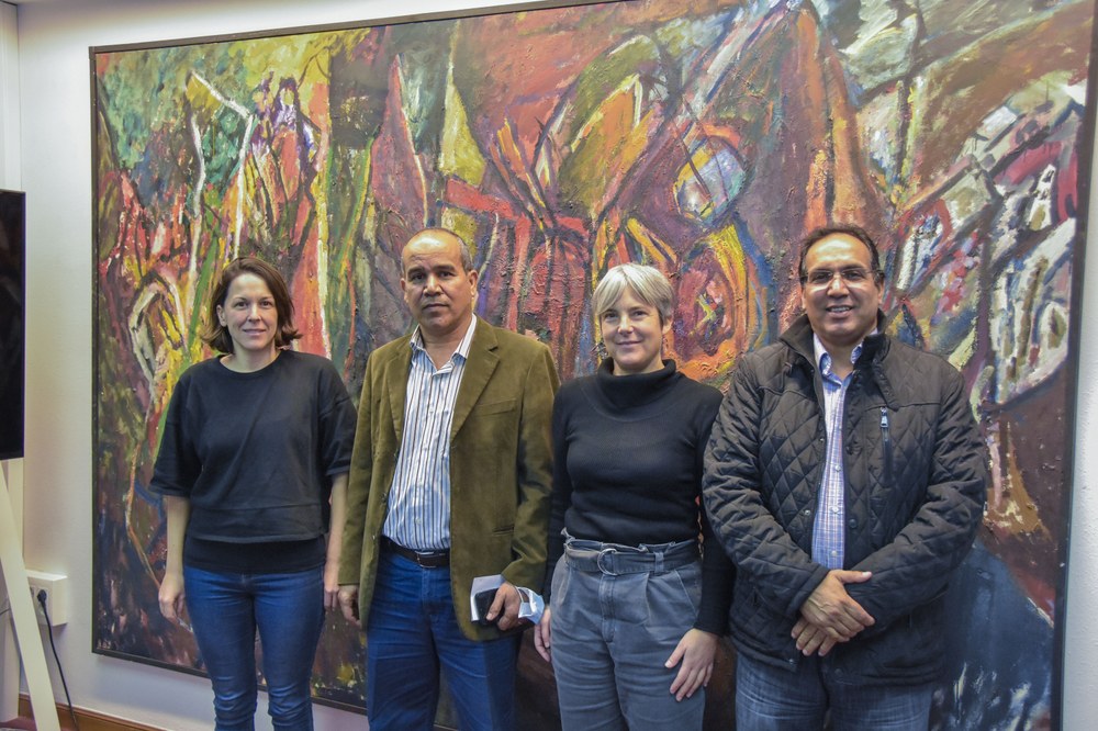 ELA recibe la visita del sindicato saharaui UGTSARIO