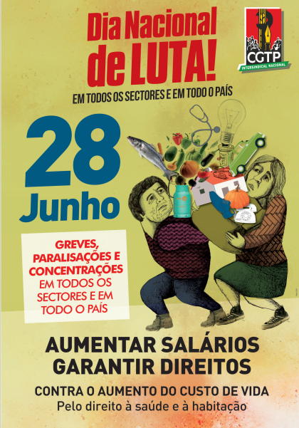 Solidaridad con el Día Nacional de Lucha en Portugal Solidaridad con el Día Nacional de Lucha en Portugal