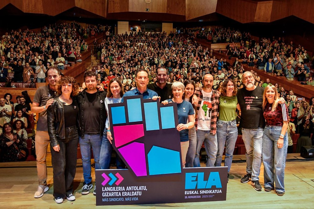 Mitxel Lakuntza: "ELA advierte de que no hay democracia si no se respeta el derecho de sindicatos y otros agentes sociales a incidir en política"
