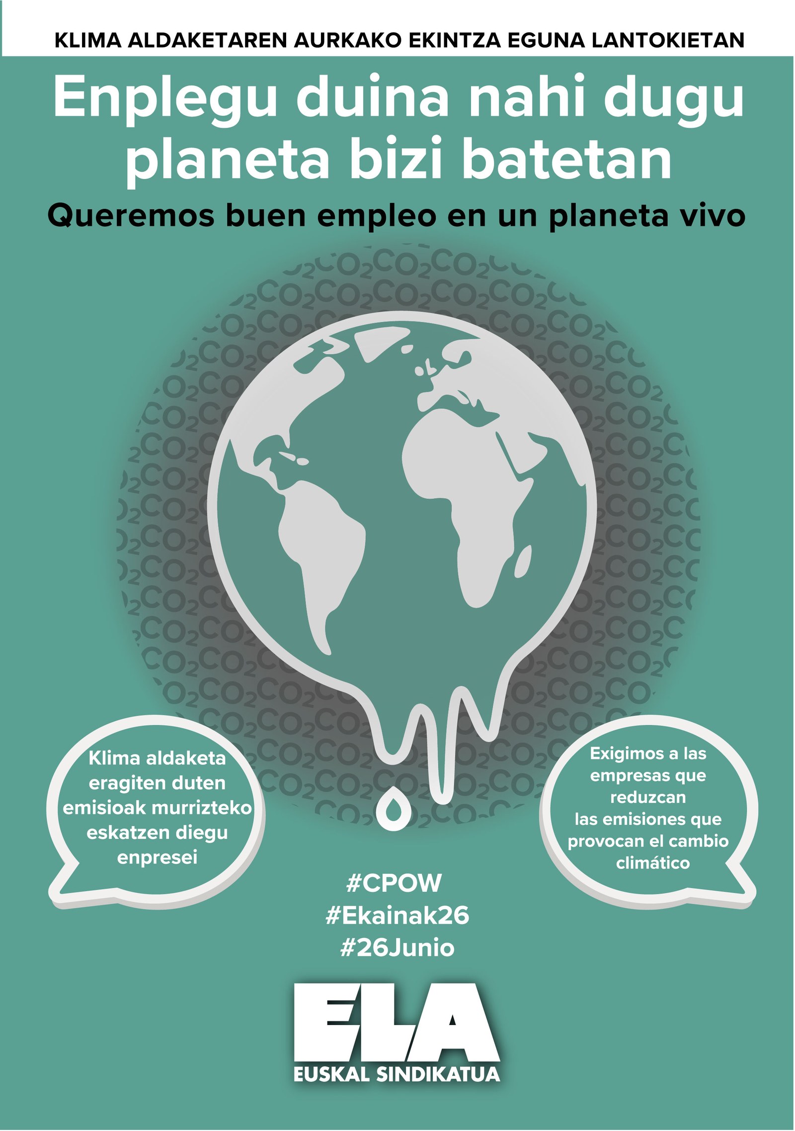 Empleo digno en un planeta vivo