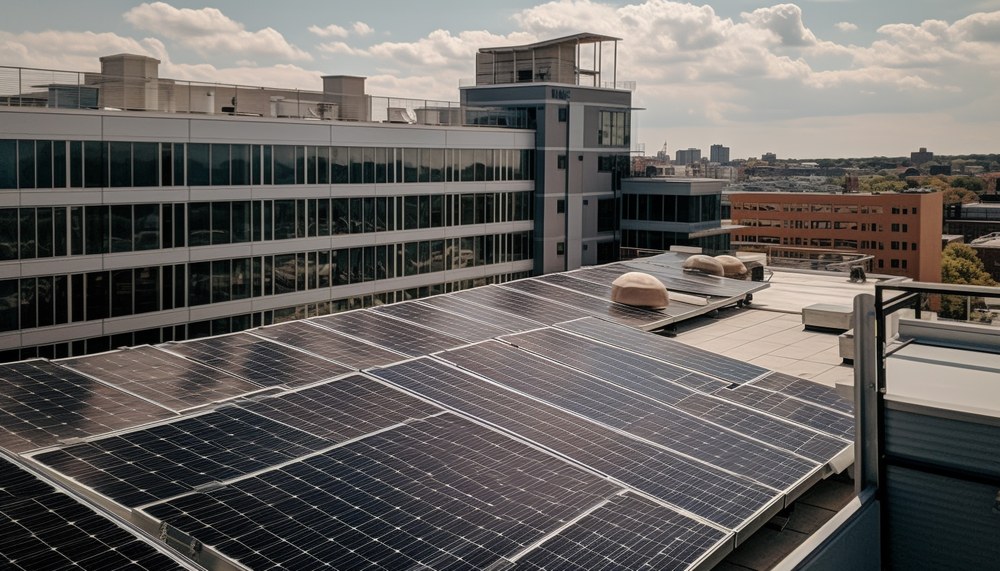 La colocación de placas fotovoltaicas en los tejados de las ciudades es fundamental para avanzar en la descarbonización