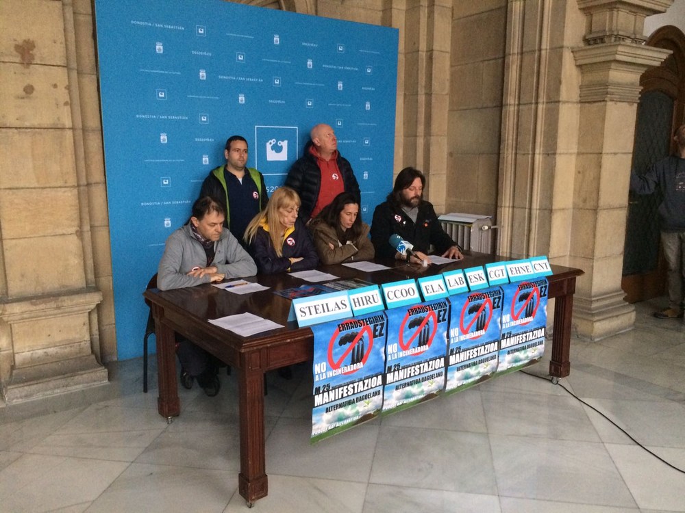 Manifiesto de los sindicatos sobre la gestión de los residuos