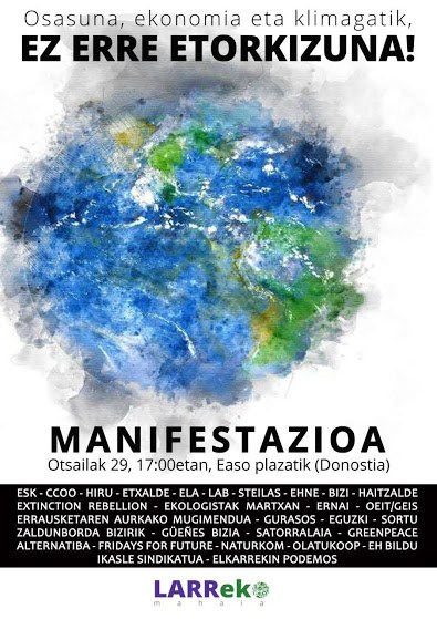 El sábado todos y todas a Donostia a parar la incineradora #EzErreEtorkizuna