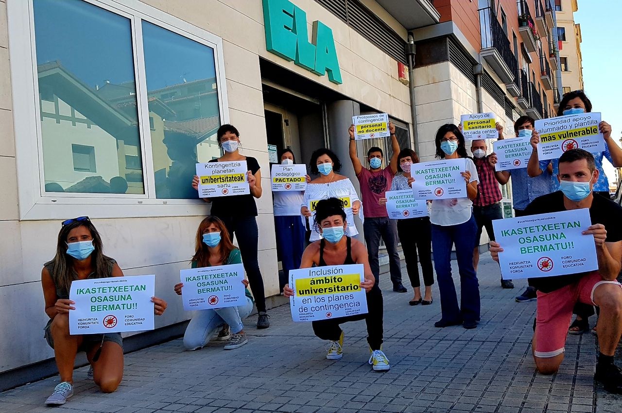 Día de movilización de carteles por una educación segura y de calidad