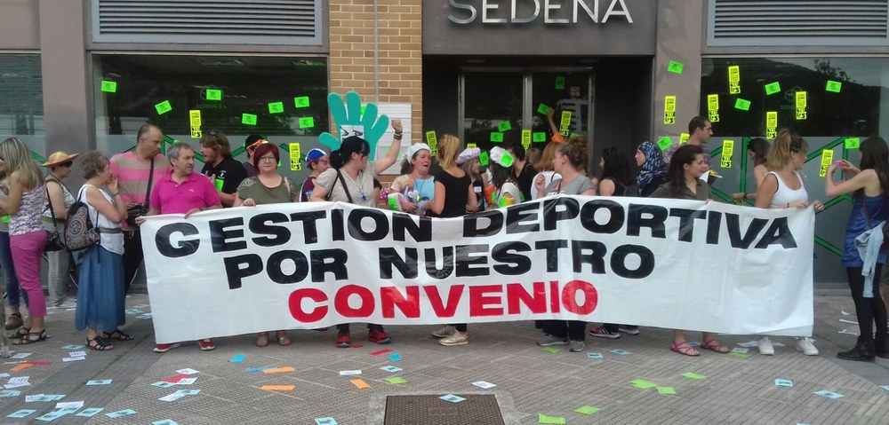 La plantilla de Sedena en Navarra está huelga