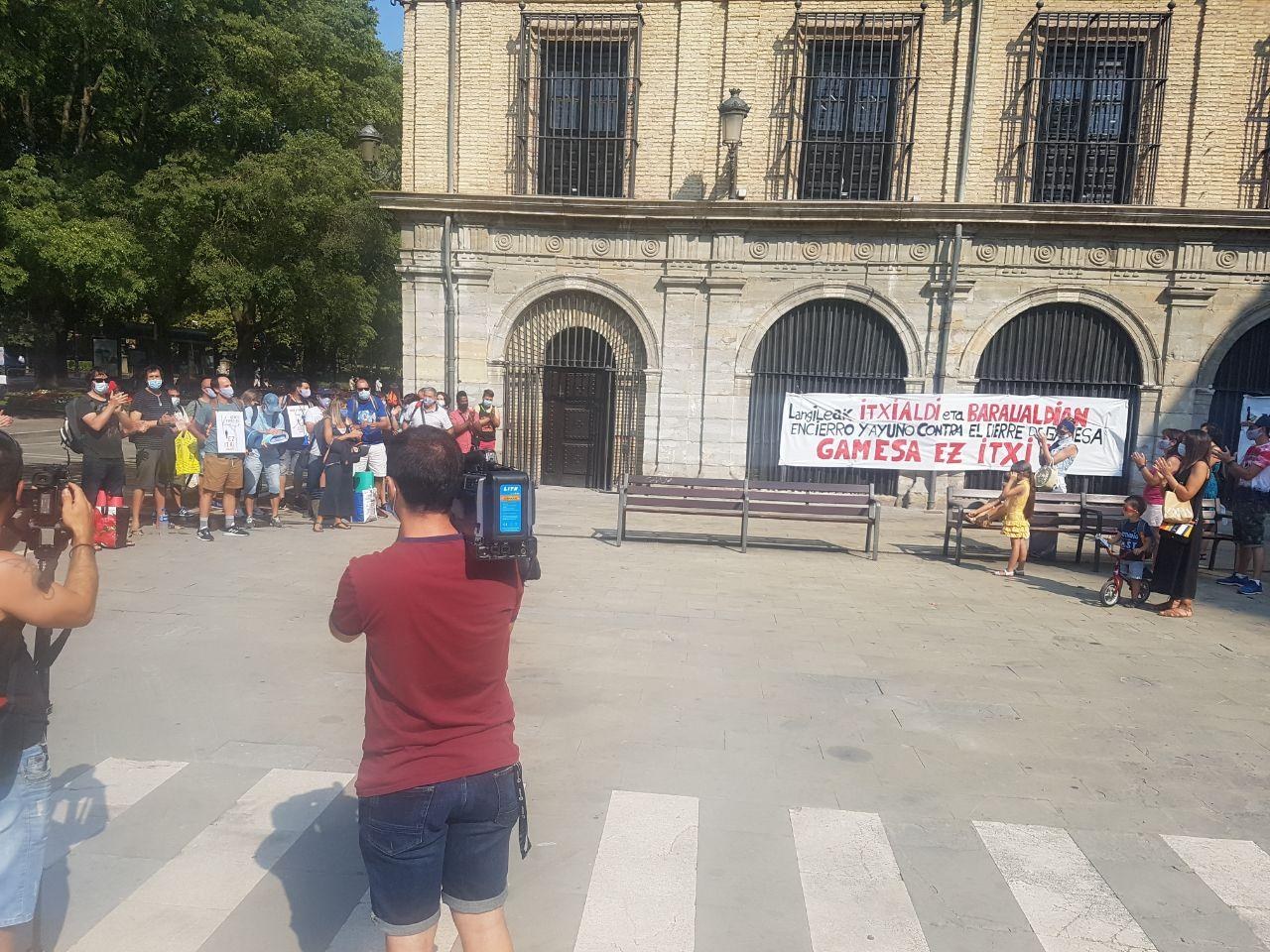 El comité de Siemens Gamesa Aoiz muestra su decepción por la gestión del Gobierno de Navarra en la búsqueda de alternativas al cierre de la empresa