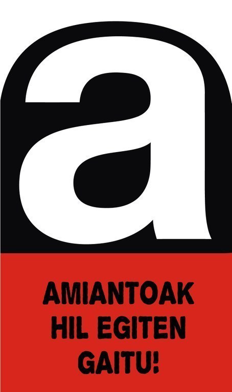 EL INSS reconoce a la viuda de un trabajador de Sunsundegui (Altsasu) la pensión de viudedad derivada de enfermedad profesional por amianto