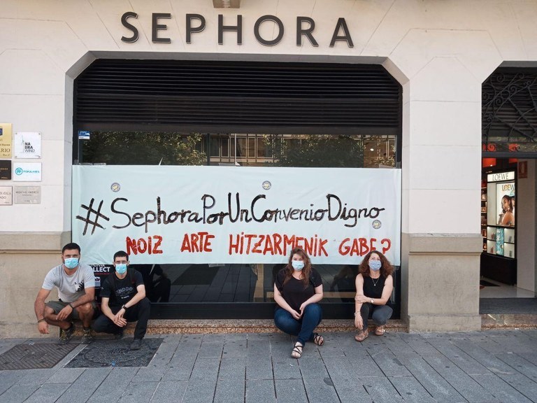 El Juzgado de lo social de Navarra declara legal la huelga en Sephora, rechazando la pretensión de la empresa de declararla ilegal