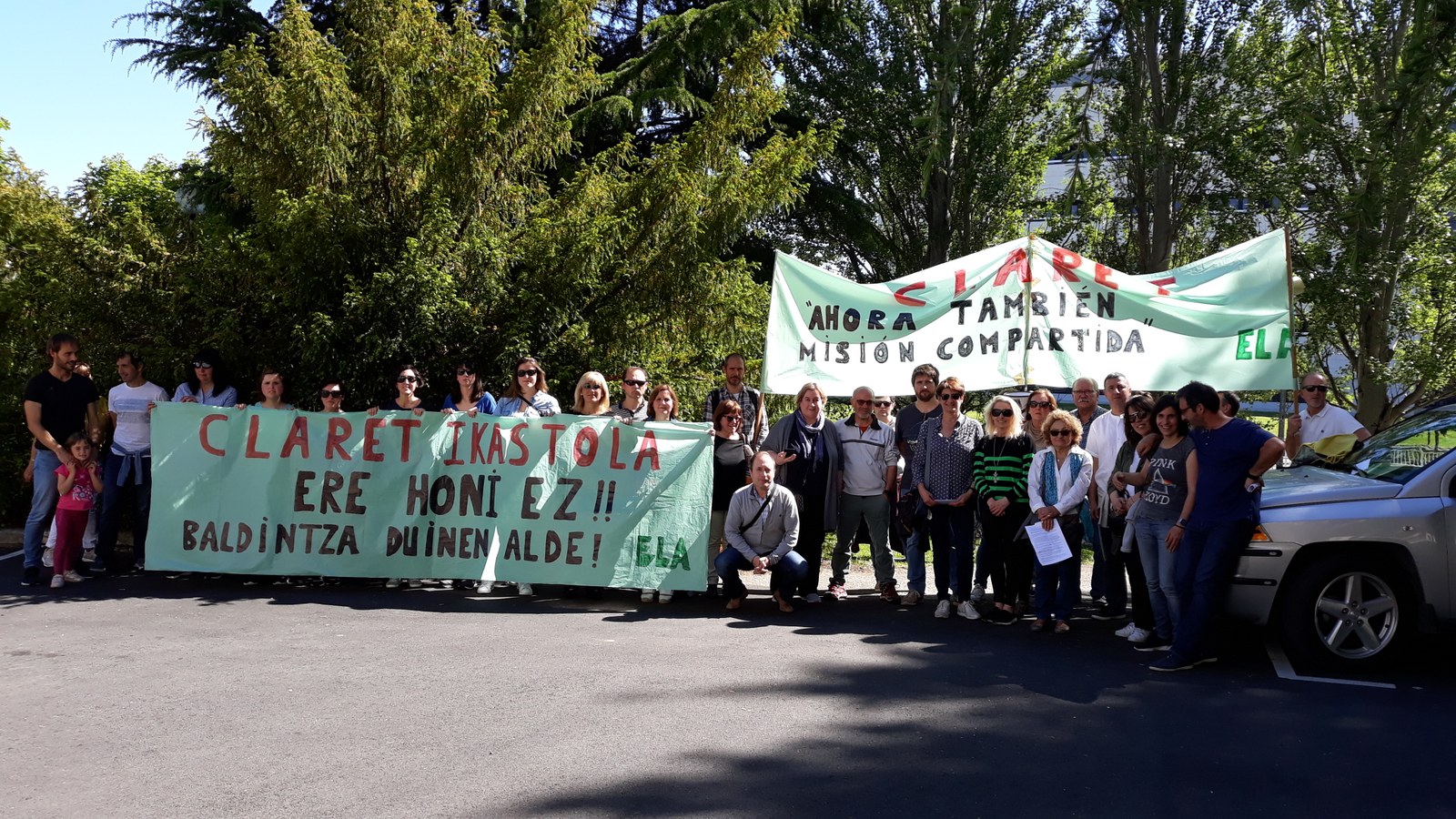 ELA-Concertada Nafarroa se solidariza con la plantilla de Claret Ikastola-Donostia y denuncia que el Acuerdo de Recolocación de Navarra es papel mojado