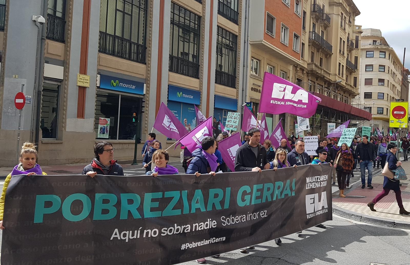 ELA considera que el 0,3% que el Gobierno de Navarra propone para su plantilla es un parche insuficiente