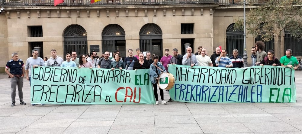 ELA denuncia ante Inspección de Trabajo que Conasa está suplantando a trabajadores en la huelga del servicio de soporte informático del Gobierno de Navarra