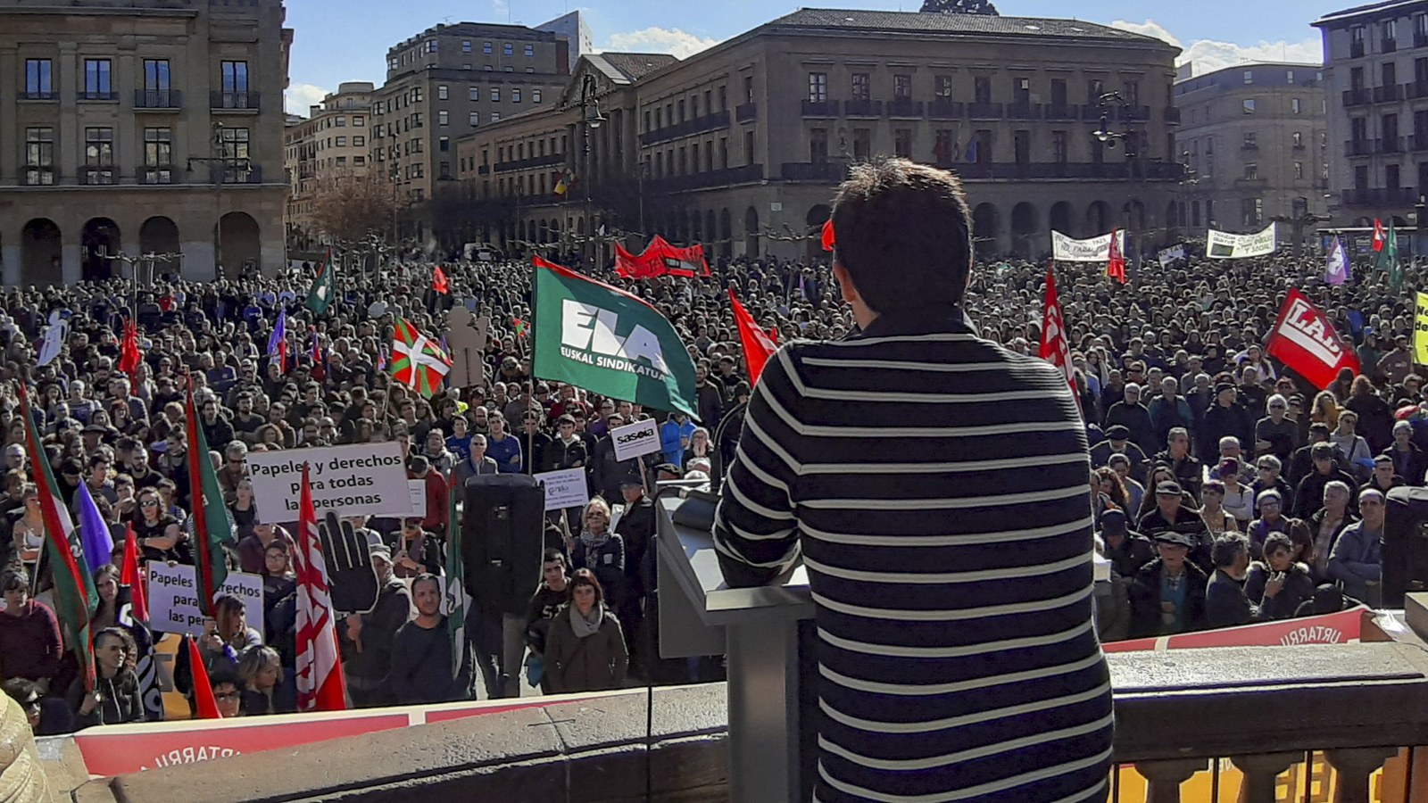 ELA denuncia la represión desproporcionada contra los huelguistas del 30 de enero